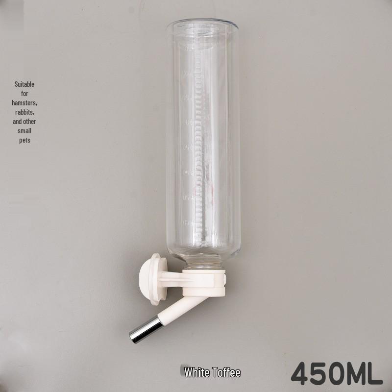 Lashige Leak-proof Hanging Water Bottle for Small Pets: Rabbit, Guinea Pig, Hamster, Chinchilla