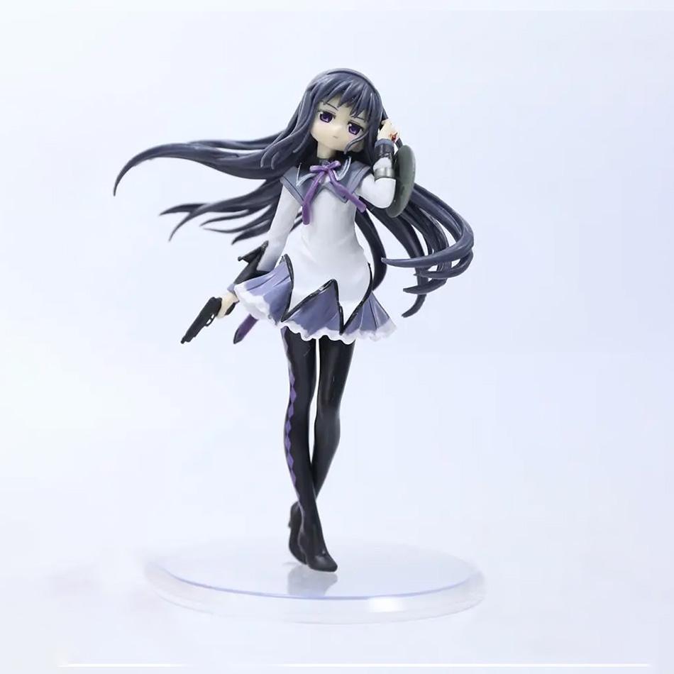 

17см Фигурка Мадока Магика Акеми Хомура Аниме ПВХ Модель Подарок на День рождения Украшения Коллекционные Игрушки подарок на день рождения детям