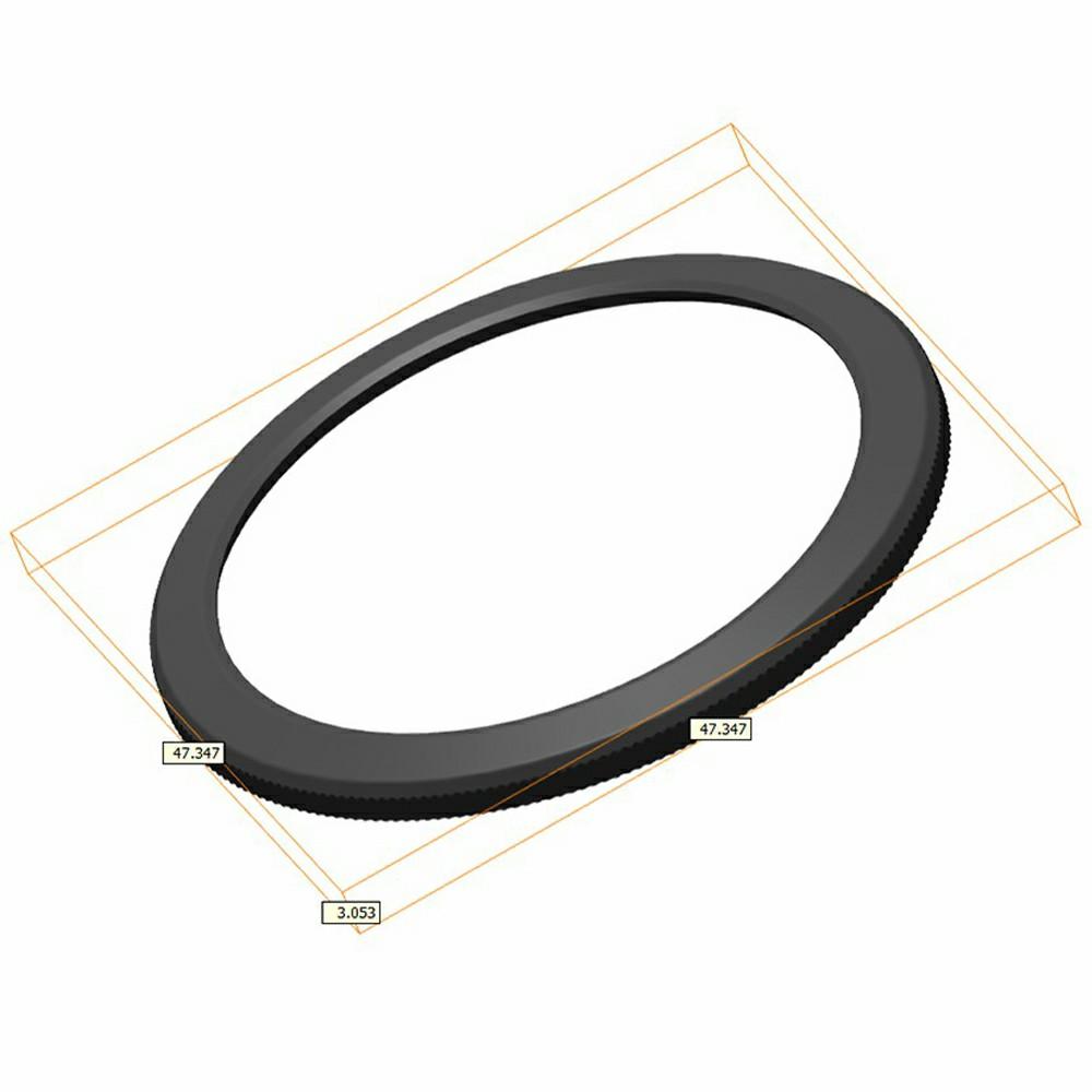 For Xiaomi Watch S4/S3 Numbers Dot Design PC Bezel Smartwatch Protective Ring