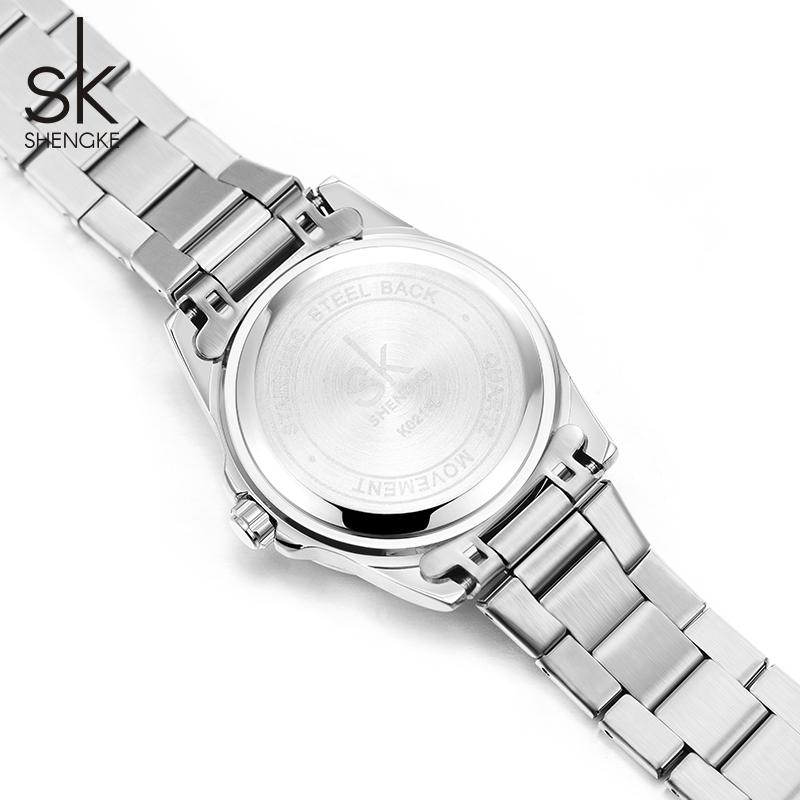 SHENGKE Nové dámské kalendářové hodinky Módní styl Dámské křemenné náramkové hodinky Top značka Dámské Nejlepší dárky Hodiny