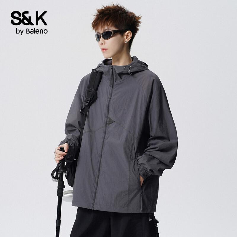 Baleno Men's S&K Series Lightweight Hooded Sun Protection Jacket