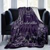 1 Stück, Bezaubernde Disney Cinderella Heimdekor-Decke, Flanell-Kuscheldecke, Für Draußen oder als Autoabdeckung. Ideal für Schlafzimmer, Wohnzimmer