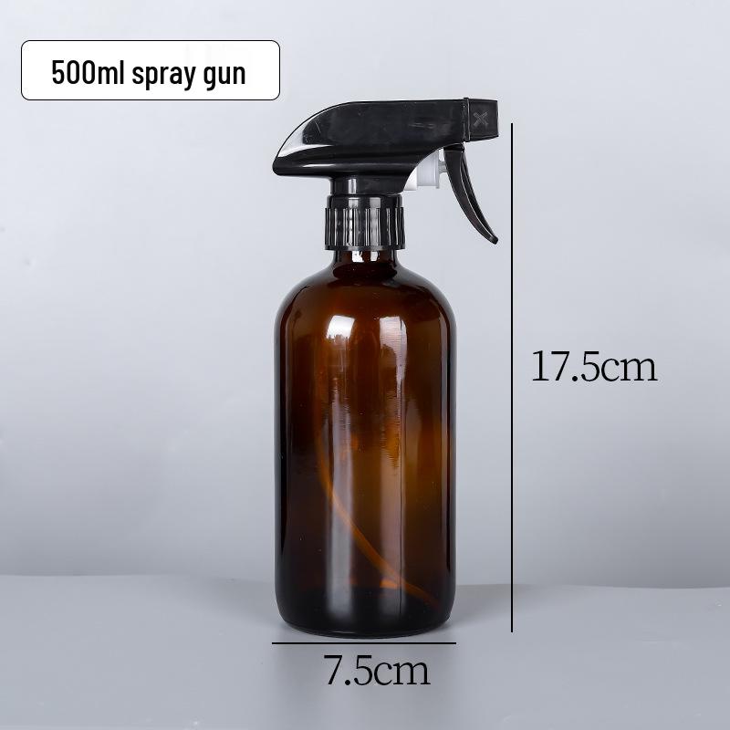 Brown Glass Spray Bottle 500ml/1000ml: Multi-Specification Lotion & Essential Oil Dispenser