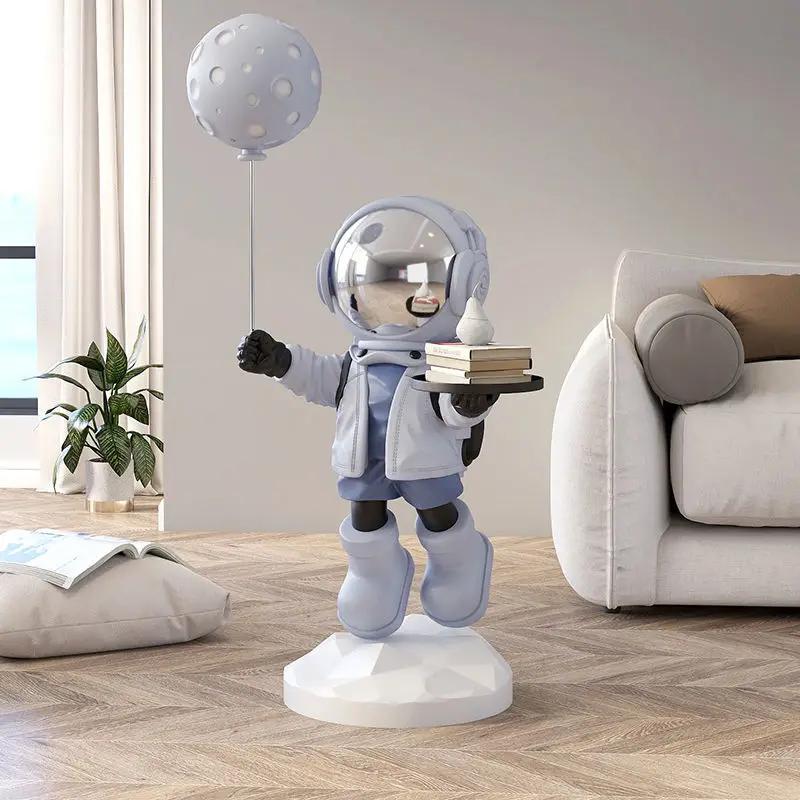 80CM Room Decor Figurines Statue Living Room Floor Decor Astronaut Art Sculpture Modern Nordic Home Decoration Accessories Craft
