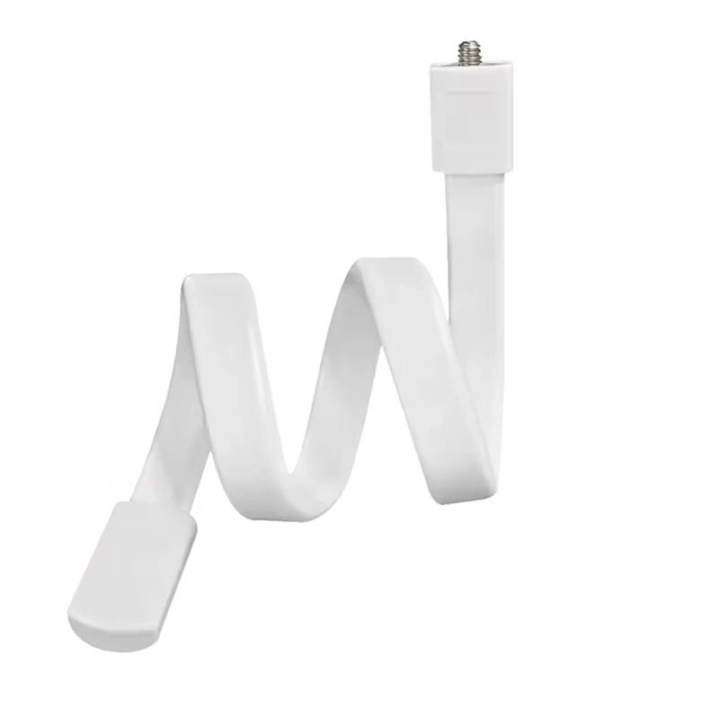 

Силиконовый кронштейн для детской камеры, кронштейн для внутреннего наблюдения, без сверления, держатель шланга для кроватки, люльки, стержня, регулируемое поворотное крепление белый