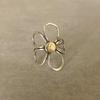 Vintage Metal Large Flower Rings For Women Men Bohemian Copper Color Hollow Open Rings Grunge Punk Party Jewelry Gift