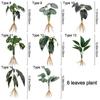 Artificial Hydroponic Plants Simulation Greenery With Root Plant Wall Home Office Shop Decor Desktop Ornament Photography Party