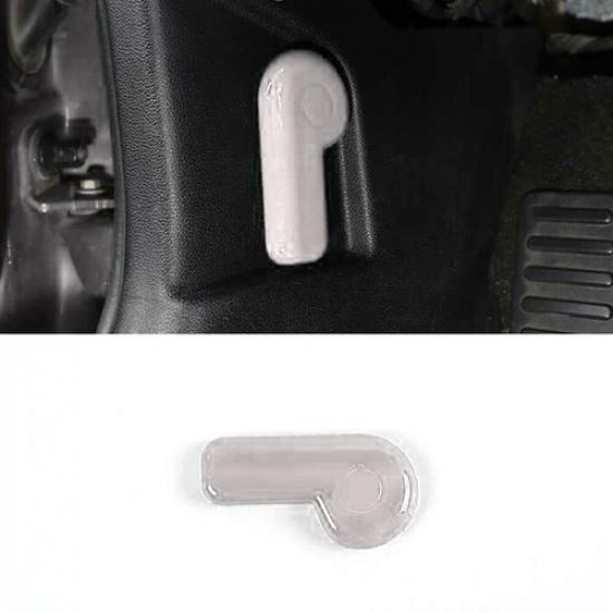 Car hood Engine Cover Handles Strip Trim For Ford Mustang 2015- Bright White