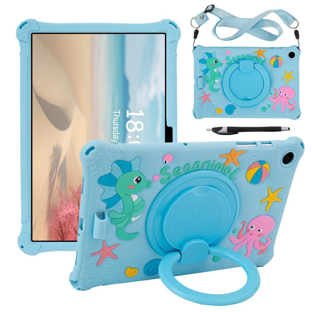 

Чехол для Samsung Tab A9 Plus Мягкий Вращающийся Чехол-Подставка A9+ SM-X210N/X216B 11 дюймов Мультяшный Защитный Чехол A9 Plus 11inch 2023