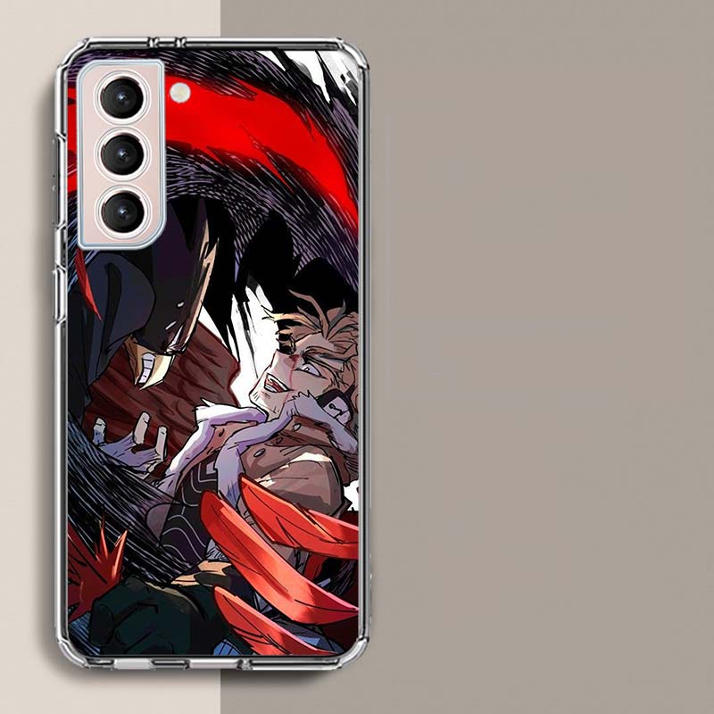 Anime MHA Hawks BNHA Phone Case For Samsung Galaxy S25 Edge S24 S23 FE S21 S20 S10 Plus S22 S26 Ultra Cover Clear Cases TPU Capa