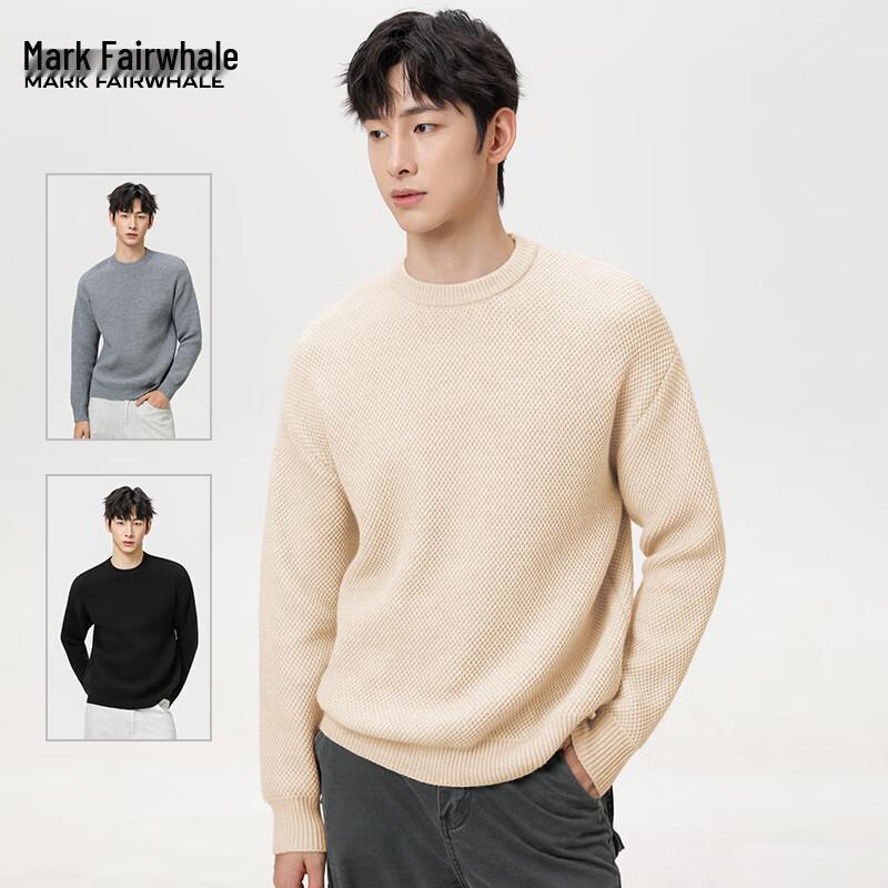 

Mark Fairwhale Men s Loose Fit Crew Neck Pullover Sweater L