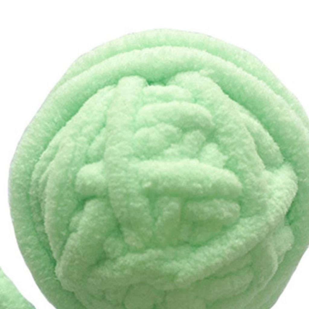 Cat Yarn Ball Toy Fun Interactive Bite Resistance Woolen Yarn Cat Ball Toy with Bell for Cats Kittens Puppies Green
