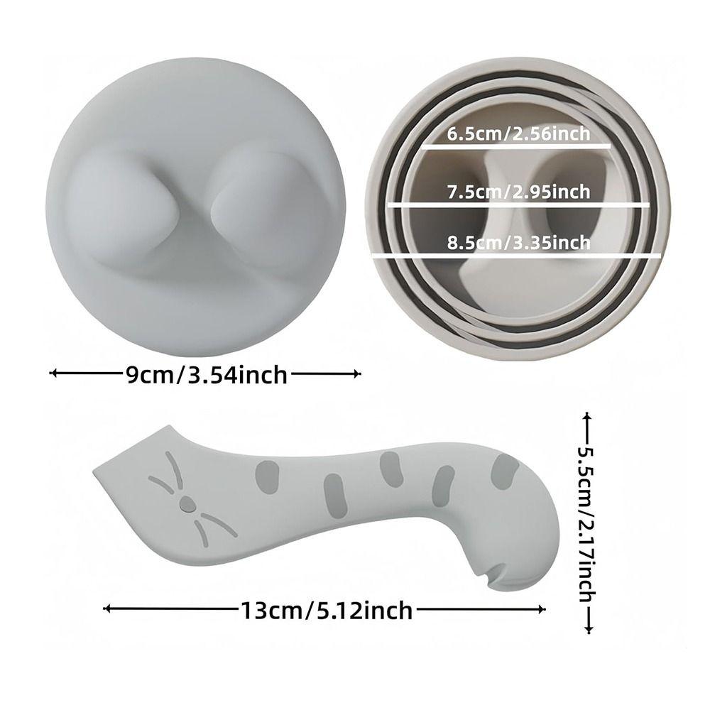 Prevent Dirty Hands Pet Food Can Lid Sealing Cover Feeding Cat Spoon Cat Can Opener  Wet Food