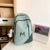 Schoolbag Korean version ins casual simple commute junior high school student schoolbag backpack high value large capacity backpack