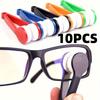10PCS Two-side Glasses Brush Glasses Cleaning Rub Portable Multifunctional Mini Eye Glasses Cleaner Brush Microfiber Wiping Tool