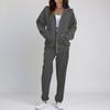Fashionable Women's Autumn/Winter Casual Comfortable Sweatshirt Jacket Set