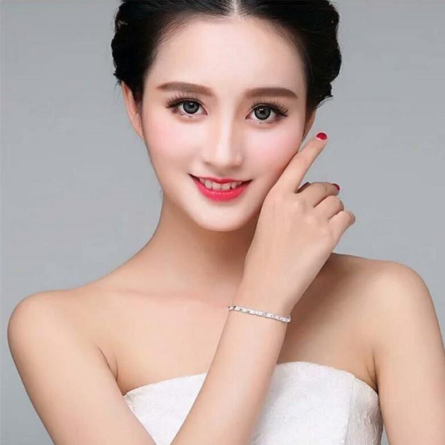 Brățări Frunză de inimă pentru femei Nuntă Doamnă Nobil Destul de bijuterii Fashion Nice Lanț 20cm 8inch