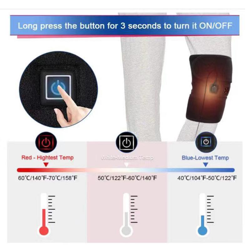 Unisex Electric Heated Knee Warmers: Cold Protection & Comfort Gear