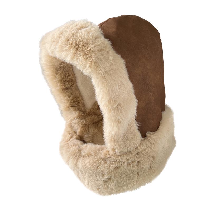 23 New plush warm ear protector, Lei Feng cold-proof hat for children, thickened outdoor cycling and skiing bag head hat for men in winter