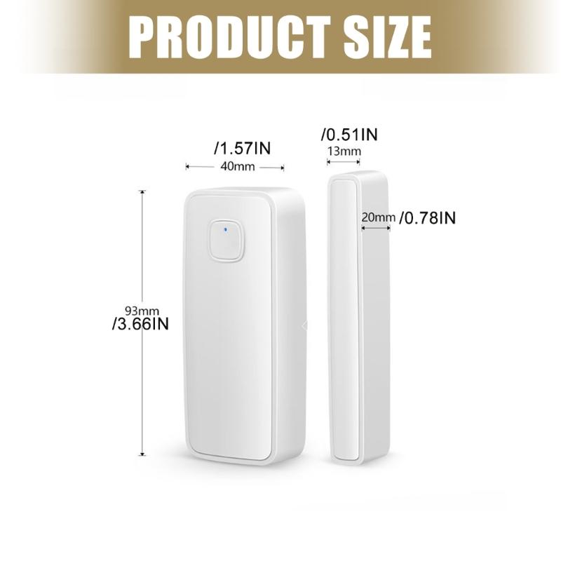 Door Magnetic Sensors Alarm WIFI Security Alarm Remote Control Open Closed Detector Anti-theft Door Sensors