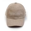 Yunibeosyeolkemiseuteuli Washing Beige Logo Low Ballcap
