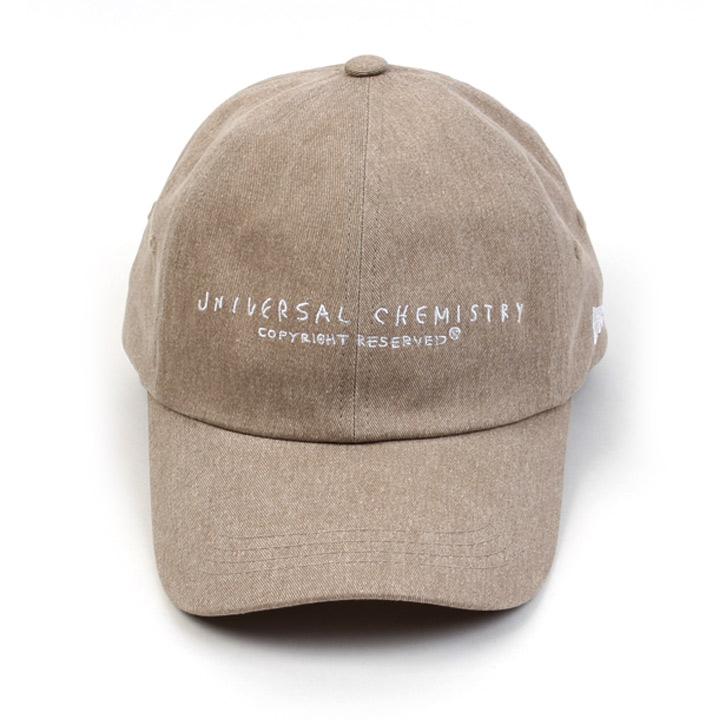 Yunibeosyeolkemiseuteuli Washing Beige Logo Low Ballcap