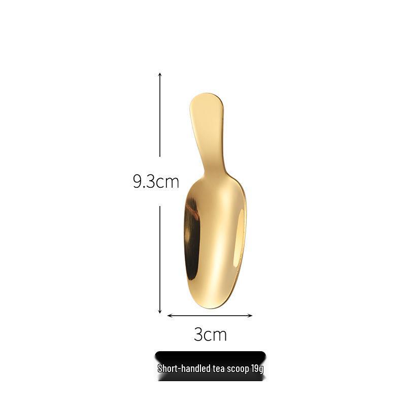 304 Stainless Steel Mini Spoon: Small Children's Ice Cream, Dessert, Short Handle Tea Spoon with Square and Pointed Heads.
