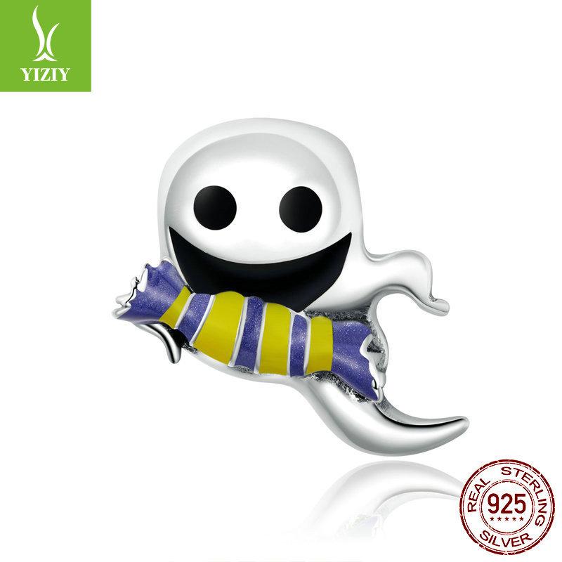 Halloween S925 Silver Beads Collection Picture, Evil Moon Pumpkin Skull Jewelry Accessories