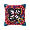 Custom KISSs Logo Pillow Case 40x40cm Decorative Rock & Roll All Nite Party Luxury Cushion Cover Velvet Pillowcase