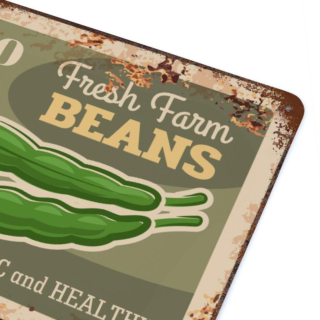 1 Pack Vintage Rustikales Metall-Ausstellschild, gealterte Oberflächenstruktur, langlebiger Druck, perfekt für Bar, Café, Restaurant, Heimbüro oder Küchendekoration