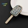 Tpu Shell Fob For Honda Accord Civic Crv Jazz Hr-V Hrv 2013 2014 Car Remote Key Cover Case Keychain Accessories