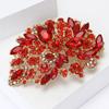 Crystal Glass Brooch for Women Rhinestone Pins Friends Party Gifts Banquet Jewellery Accessories