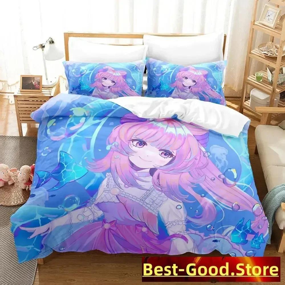 Game Genshin Impact Sangonomiya Kokomi Bedding Set Single Twin Full Queen King Size Bed Set Adult Kid Bedroom Duvetcover Sets