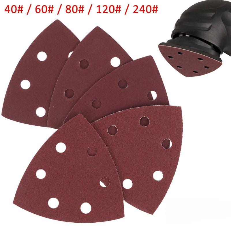 Pads Sanding Triangle Assorted Sandpaper For Multi Tool Oscillating Loop Durable