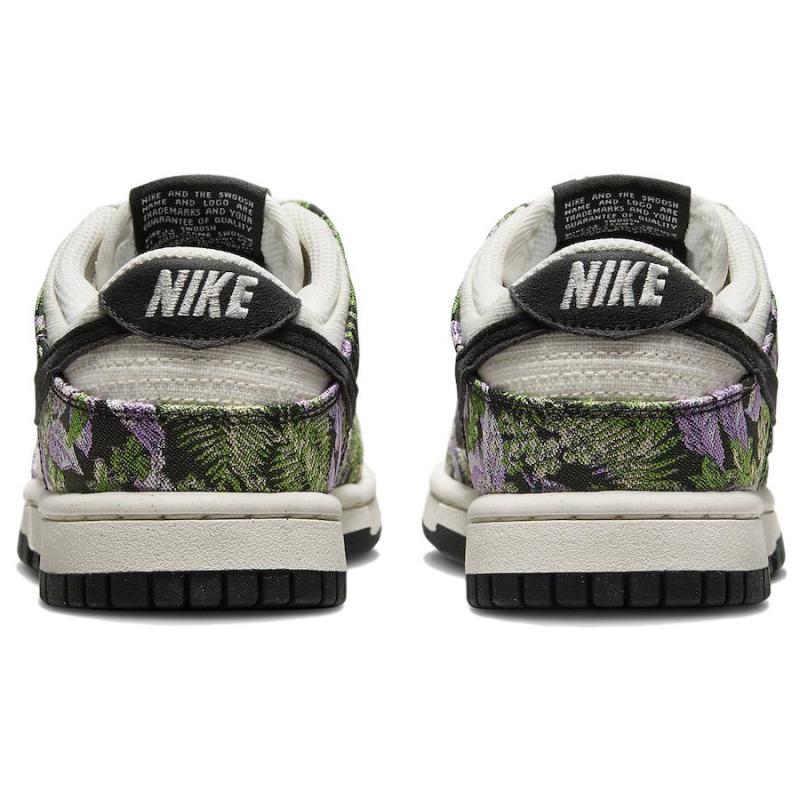 Nike Dunk Low Floral Tapestry Women's Skate Shoes Sneakers FN7105-030