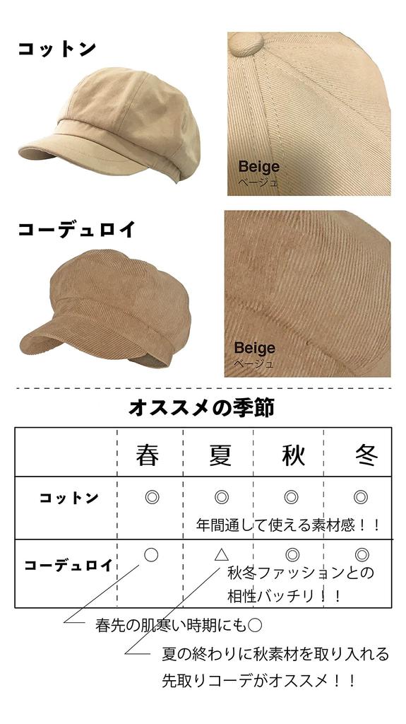 and Basic Casquette UV Adjustable Numbered Corduroy [TRAX SHOP] Women's Men's Hat, Spring, Autumn, Winter, Protection, Size, TGY-0131 (JP, Size, 58.0