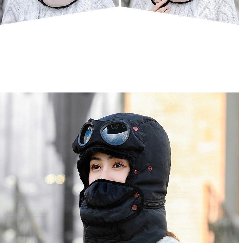 Lei Feng Winter Hat: Thick, Warm, Windproof & Coldproof for Outdoor Riding