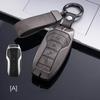Car Key Protective Case Leather Metal Case Car Remote Smart Key Case for BYD Song Plus Atto 3 Han EV Tang DM Qin Seal Dolphin