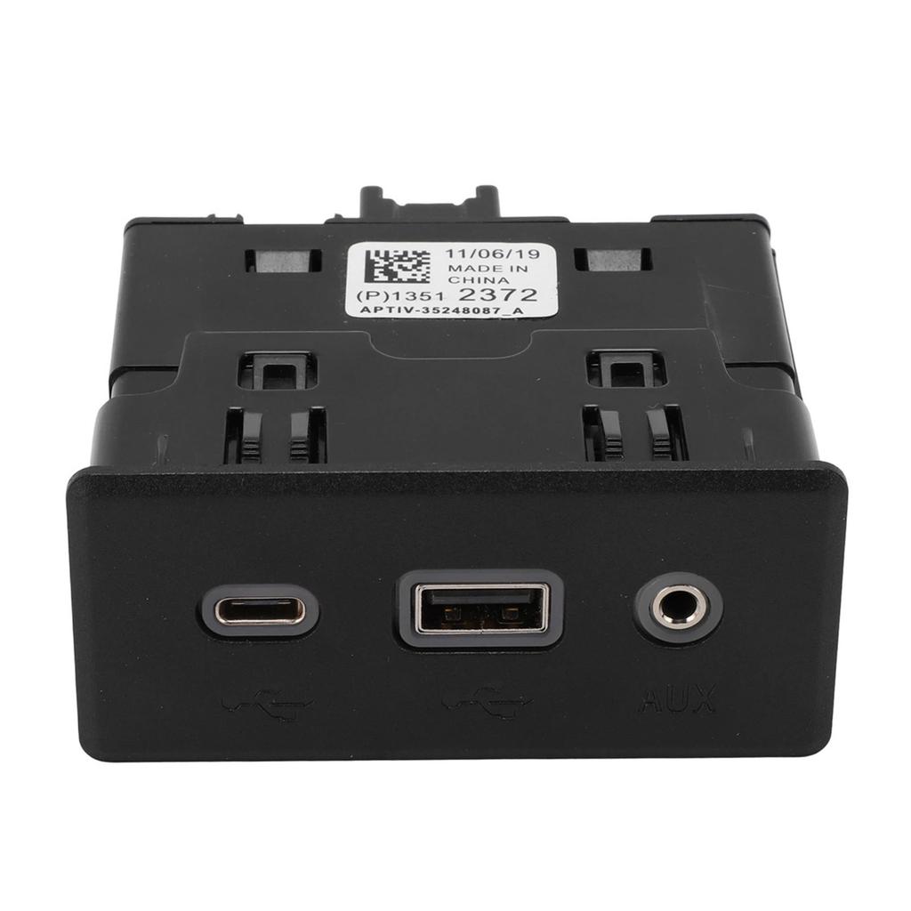 Audio Player and USB Receptacle Assembly Module 13512372 Replacement for Chevy Malibu 2019 2022 USB Port AUX Jack