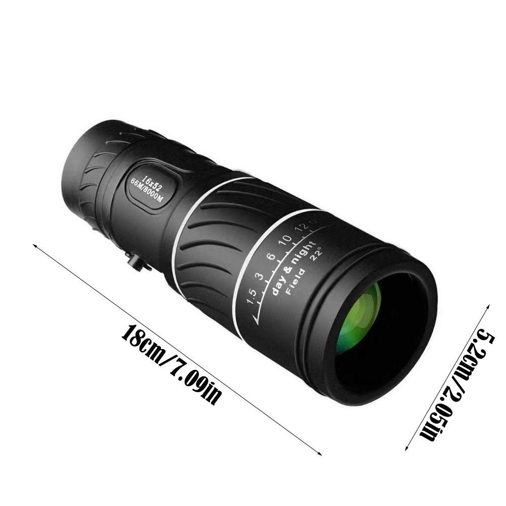 Telescop Monocular 16x52 Telescop Spion de Noapte de Înaltă Definiție pentru Drumeții și Alpinism