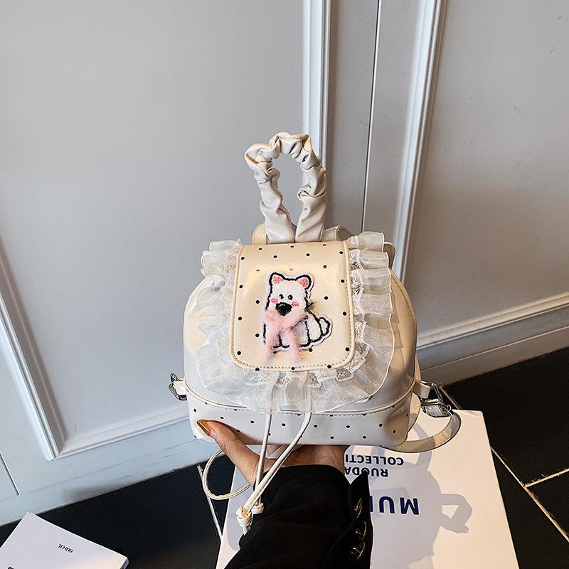 

Нишевый рюкзак высокого класса женский летний новый модный в стиле колледжа милый маленький рюкзак белый