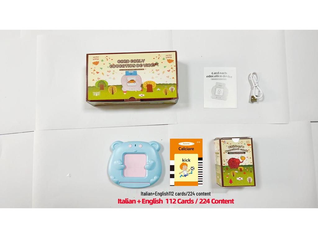 Kids' Educational English Flash Card Voice Learning Machine