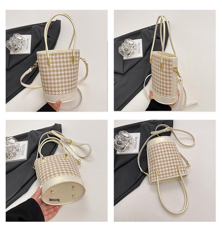 2025 DIY Song Brocade Fabric Large Bucket Shoulder Bag - Chinese Style