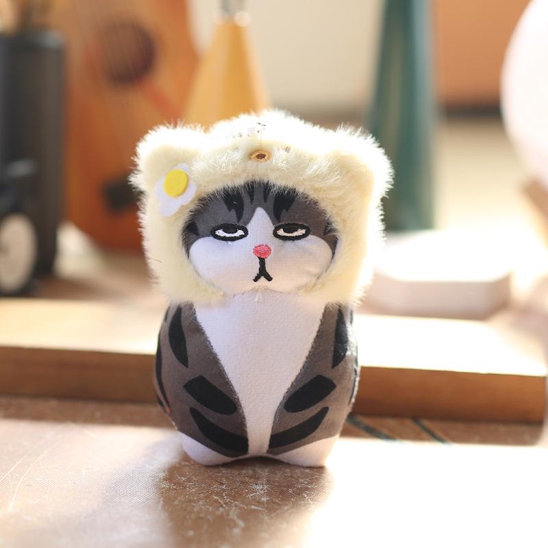 Niedliche süße Katze Anhänger Plüsch Spielzeug Puppe Kätzchen Tasche hängen Schlüsselanhänger Puppe Puppe