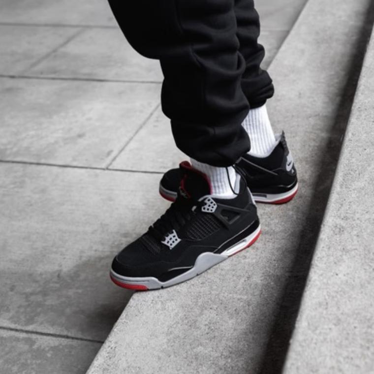 Jordan 4 Retro Bred 2019 GS 408452-060