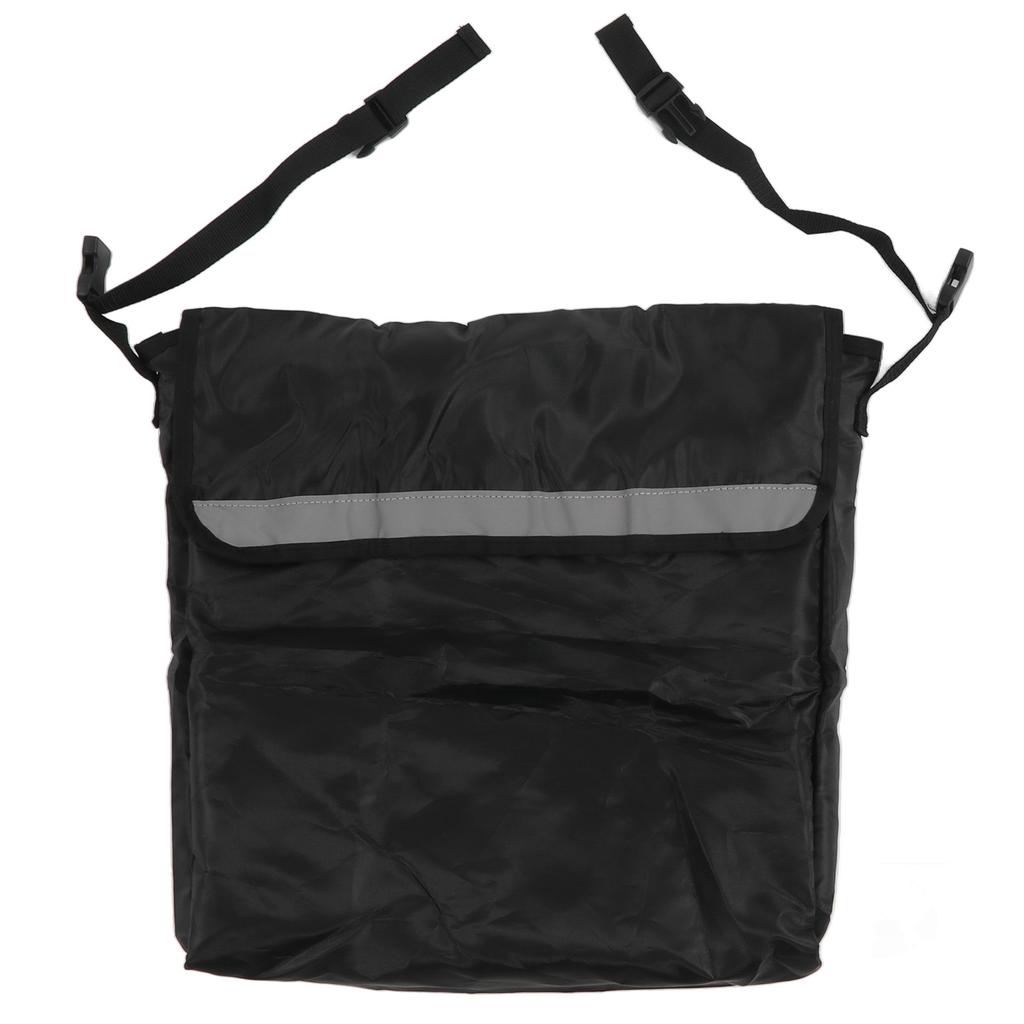 Wheelchair Backpack Bag Electric Wheel Chair Accessories Pouch for Back of Chair Black
