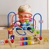 Intellectual Training Bead Stringing Building Blocks  For Infants 6 Months and Older