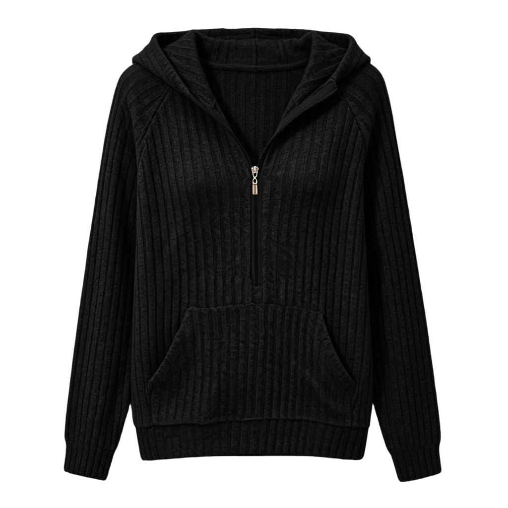 Women's Color Hooded Jacket for Fall Winter
