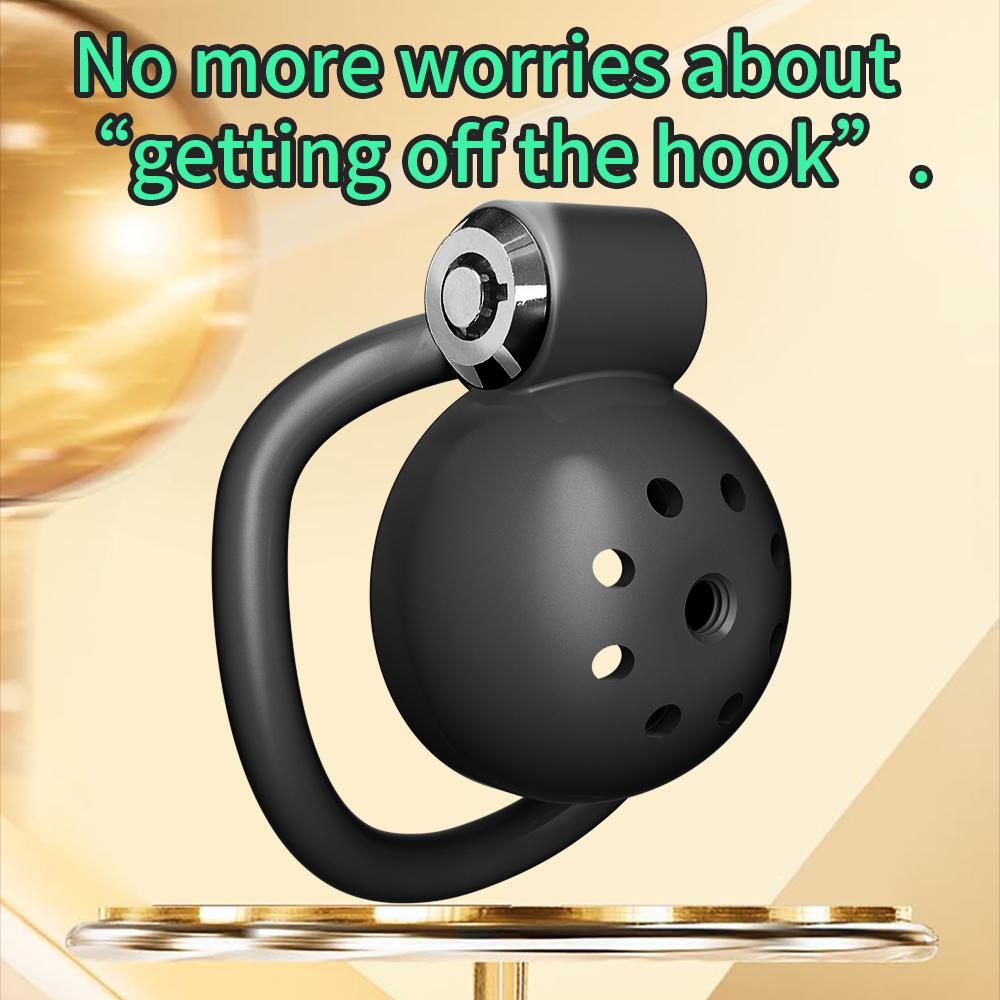 Gaiola de Castidade com 5 Anéis Gaiola para Pênis Brinquedo Sexual para Adultos Bondage de Pênis Trava Uretral Macho Cuckold Erótico Casal Brinquedo BDSM