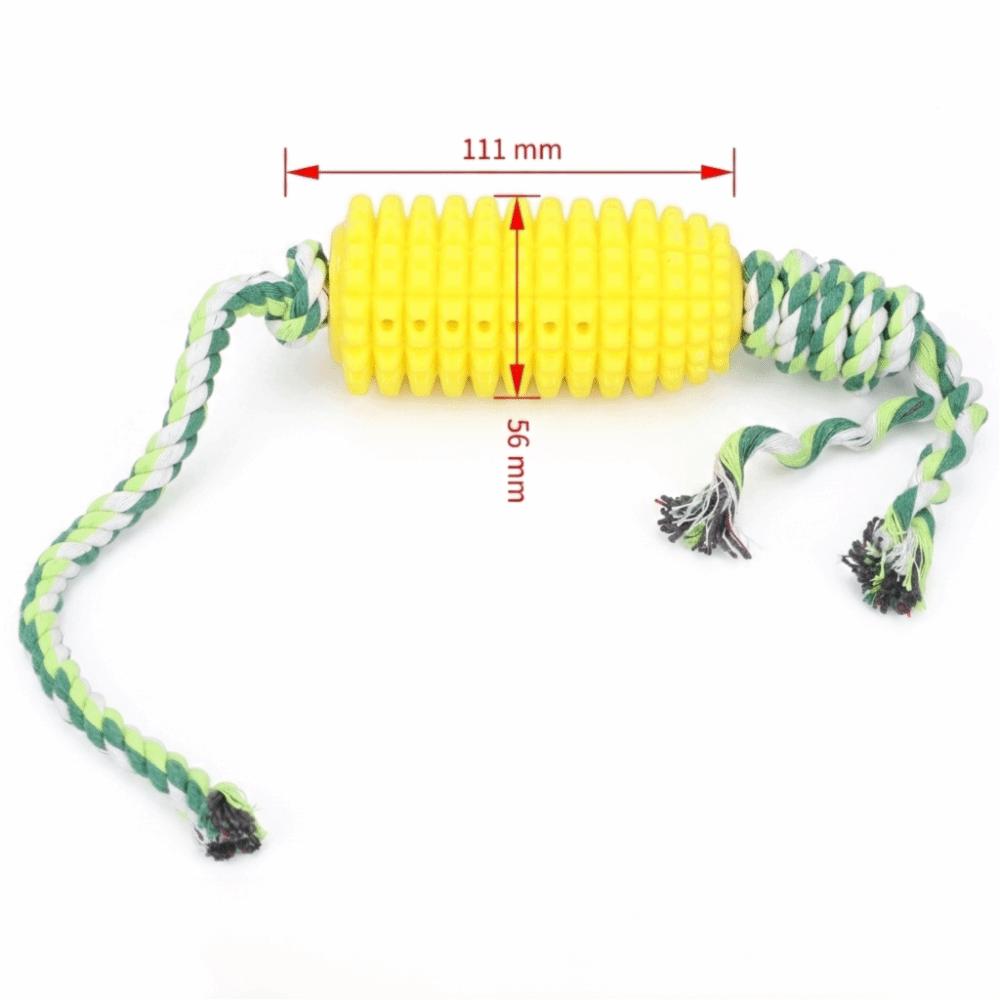 Tough Chew Corn Dog Toy Leak Food Dog Teeth Cleaning Toy Food Dispensing Dog Toy Puppy Teething